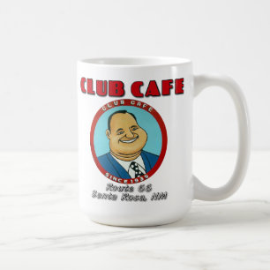 Club Cafe Fat Man Mok met Lettering