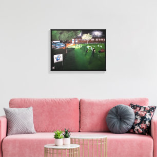 Club Canino Boomerang Schilderij van Alfred Fox Canvas Afdruk
