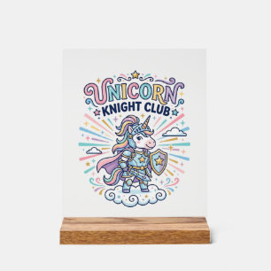 Club Chevalier Licorne Imprimé Prêt Vêtement Graph
