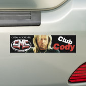 Club Cody Bumpersticker (Op auto)
