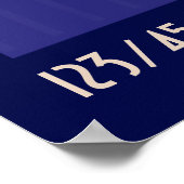 Club/Corporate Karaoke Party voegt logo toe Poster (Hoek)