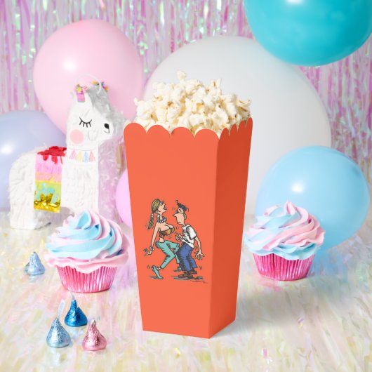 Club Dansers popcorn dozen Bedankdoosjes (Feest)