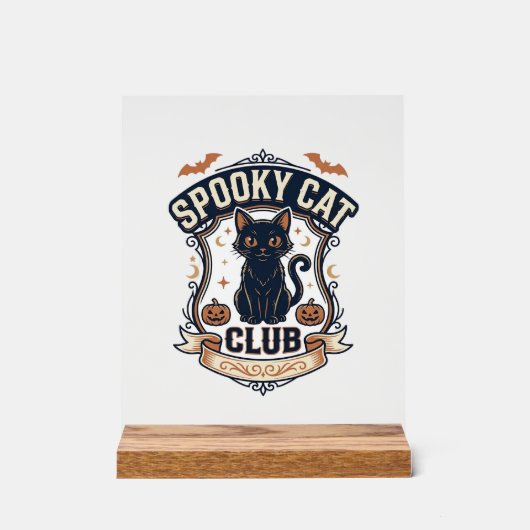 Club de chat effrayant Chat Halloween Chat effraya (Recto)