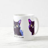 Club de chat noir ! tasse (Devant droit)