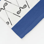 Club de golf blanc de la Marine couverture polaire (Coin)