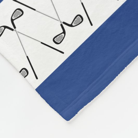 Club de golf blanc de la Marine couverture polaire (Coin)