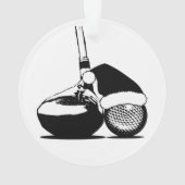 Club de golf de Noël et bal (dos)