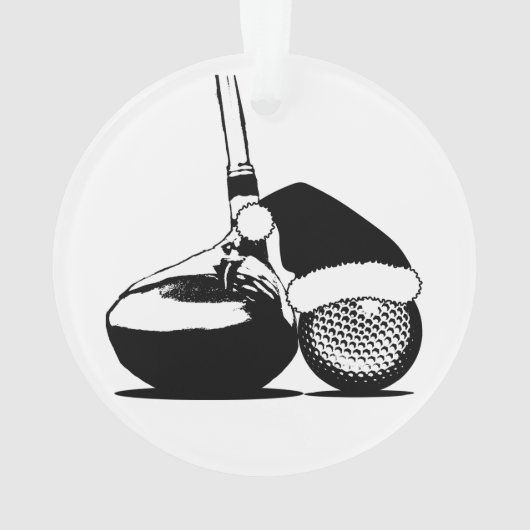 Club de golf de Noël et bal (dos)