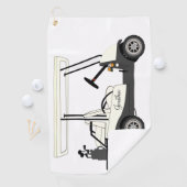Club de golf Golfer Cart Serviettes de bal (En situation)