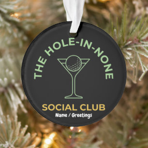 Club de golf humoristique Hole-In-None Martini amu