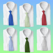 Club de golf motif mi-bleu cravate