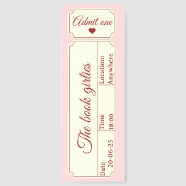 Club de livres pour filles Signet - Cadeau de lect