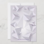 Club de nuit minimal Abstrait Invitation de fête d (Dos)