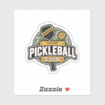 Club de Pickleball Personnalisé | Autocollant Cade