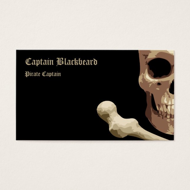 Club de pirates - Crâne et os croisés (Devant)