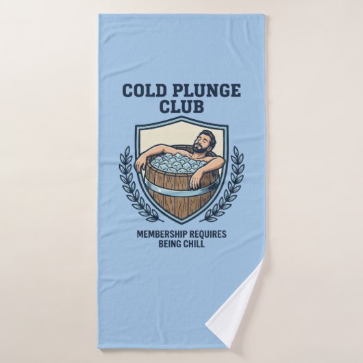 Club de Plongée Froid (Serviette de bain)