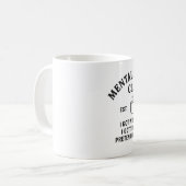 Club de santé mentale - Mug de café (Devant gauche)