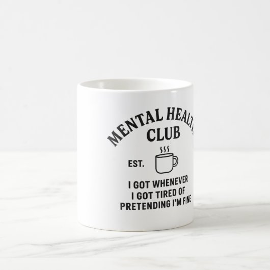 Club de santé mentale - Mug de café (Centre)