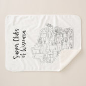 Club de soupe du Wisconsin Petite couverture Sherp (Devant (Horizontal))