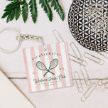 Club de tennis | Bachelorette<br><div class="desc">Personnalisez-le pour n'importe quel membre de la famille, ami, collègue, enseignant, etc., pour créer un cadeau unique pour les anniversaires, anniversaires, mariages, Noël, Valentines ou n'importe quel jour vous voulez montrer combien il ou elle signifie pour vous. Ce gardien fait un merveilleux cadeau pour toute occasion : jour de la...</div>