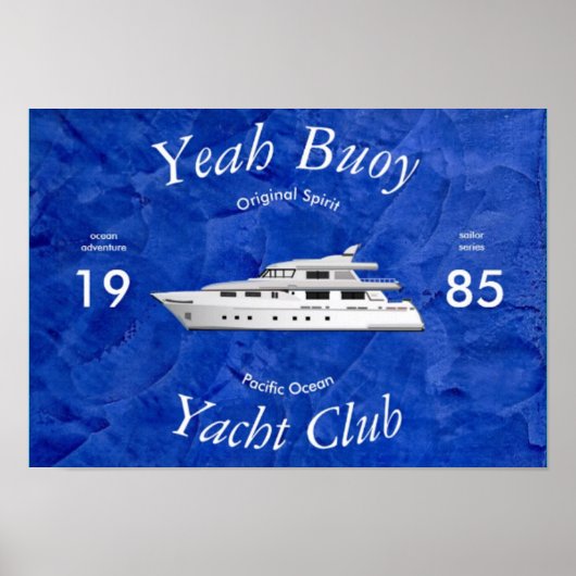 Club de voile Poster Yeah Buoy 2.0 (Devant)