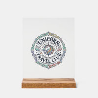 Club de voyage licorne Conception originale Zazzle