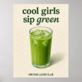 Club des amateurs de matcha esthétique Impression (Devant)