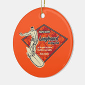 Club Diamond Surfer Ornament (Links)