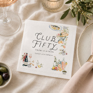 Club Fifty Tuin Souper Cocktail Servetten