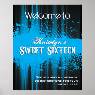 Club Flyer Look Sweet 16 Welcome Poster