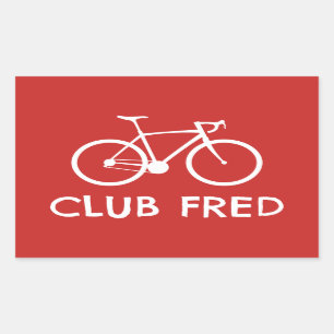 Club Fred Cycling Rechthoekige Sticker