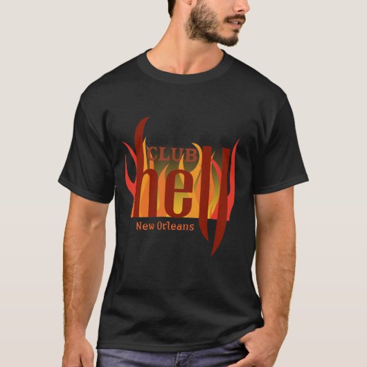Club Hell Mannen T-Shirt (Voorkant)