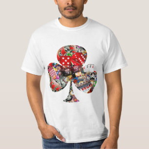 Club - Las Vegas Kaart Shape T-shirt
