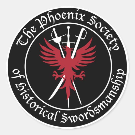 CLUB-LOGO-sticker Ronde Sticker (Voorkant)