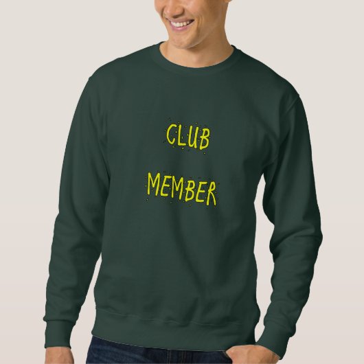 CLUB Member Mannen Sweatshirt (Voorkant)