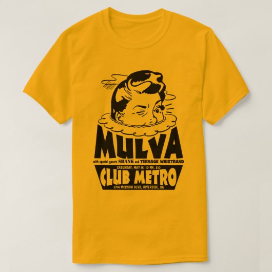 Club Metro T-Shirt (Mulva) (Design devant)