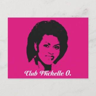 Club Michelle O Briefkaarten, Hot Pink Briefkaart