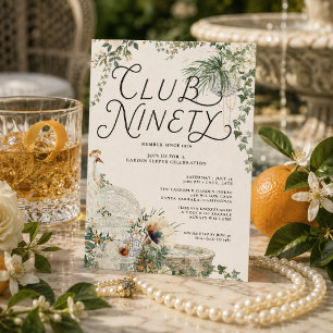 Club Ninety Palm Court 90ste verjaardag Kaart
