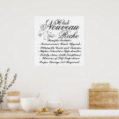 Club Nouveau Riche Poster (Keuken)