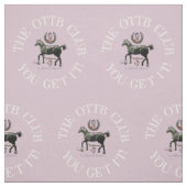 CLUB OTTB, Tissu ROSE (Échantillon)
