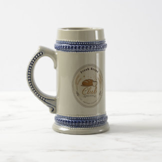Club Pain Frais Mug en Céramique de Style Vintage 