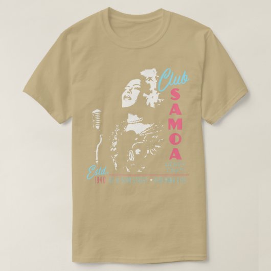 Club Samoa T-shirt (Design voorkant)