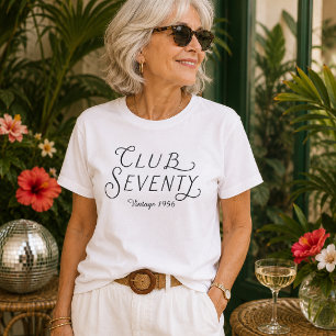 Club Seventy Vintage Verjaardag T-shirt