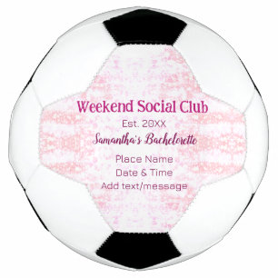 club social de week-end rose paillettes enterremen