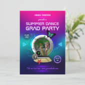 Club Summer Dance Musique Fête Ad Invitation (Debout devant)