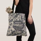 Club Surf Longboard Logo et Hibiscus Beach Sac (De près)