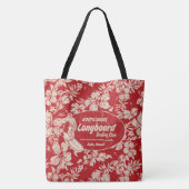 Club Surf Longboard Logo et Hibiscus Beach Sac (Dos)