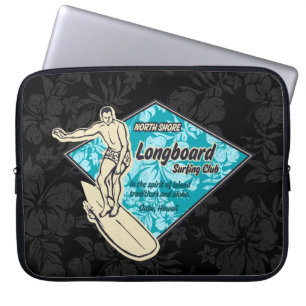 Club Surfing Diamond Hawaiian Neopree Wetsuit Laptop Sleeve