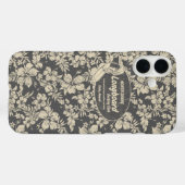 Club Surfing Longboard Hibiscus Hawaiian Gray Case-Mate iPhone Case (Achterkant (horizontaal))