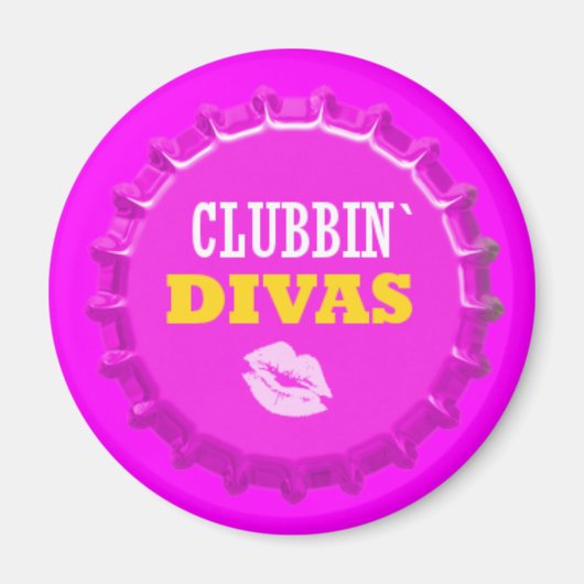 Clubbin Divas School Locker magnet Office magnet Magneet (Voorkant)